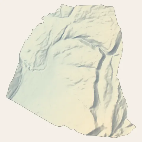 Arbent : relief