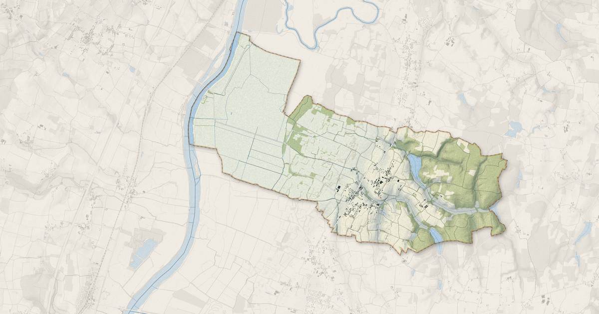 Portrait cartographique de Arbigny : relief, eau, forêts, bâti et voies, calculés à partir des données de l'IGN