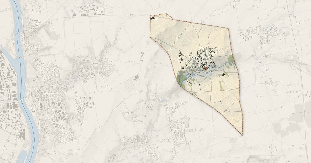 Portrait cartographique de Ars-sur-Formans : relief, eau, forêts, bâti et voies, calculés à partir des données de l'IGN