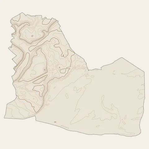 Béligneux : courbes de niveau