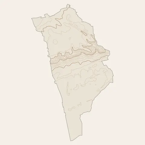Beynost : courbes de niveau