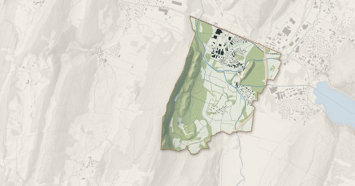 Portrait cartographique de Brion : relief, eau, forêts, bâti et voies, calculés à partir des données de l'IGN