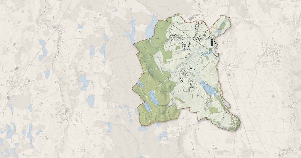 Portrait cartographique de Certines : relief, eau, forêts, bâti et voies, calculés à partir des données de l'IGN