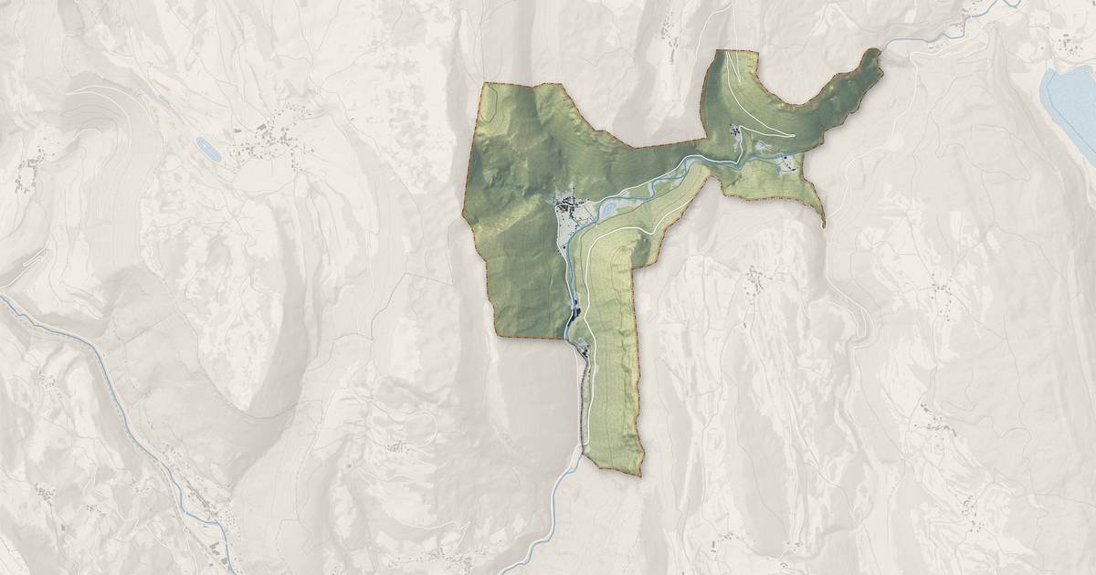 Portrait cartographique de Chaley : relief, eau, forêts, bâti et voies, calculés à partir des données de l'IGN