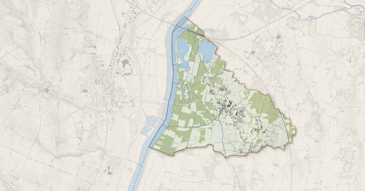 Portrait cartographique de Cormoranche-sur-Saône : relief, eau, forêts, bâti et voies, calculés à partir des données de l'IGN