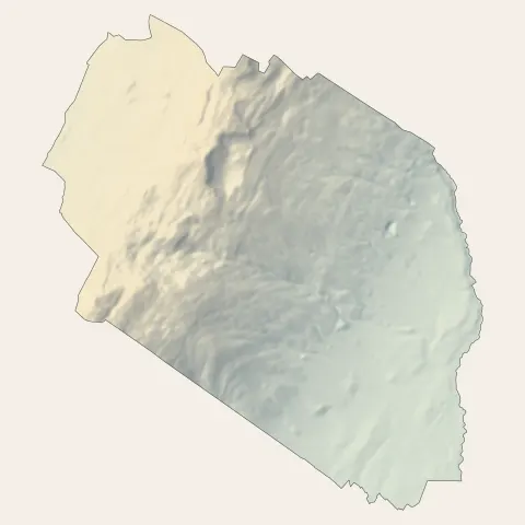 Crozet : relief