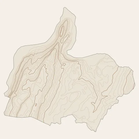 Dortan : courbes de niveau