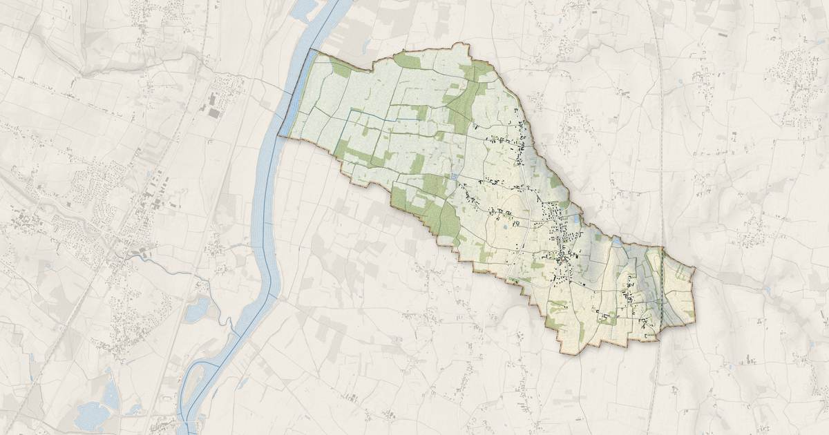 Portrait cartographique de Garnerans : relief, eau, forêts, bâti et voies, calculés à partir des données de l'IGN