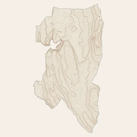 Plateau d'Hauteville : courbes de niveau