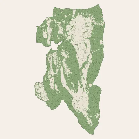 Plateau d'Hauteville : bois, forêts et landes