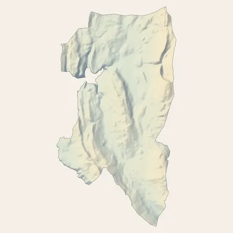 Plateau d'Hauteville : relief