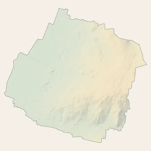 Manziat : relief