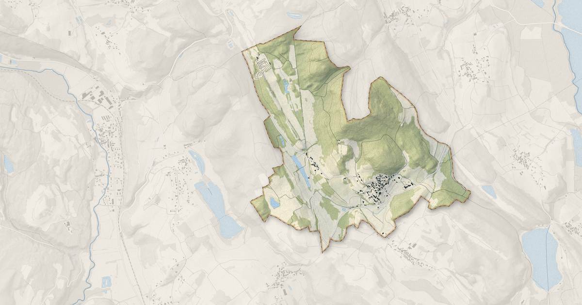 Portrait cartographique de Marignieu : relief, eau, forêts, bâti et voies, calculés à partir des données de l'IGN