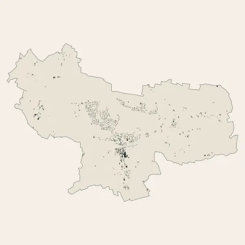Mézériat : bâti