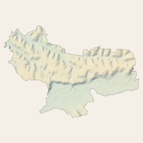 Mézériat : relief