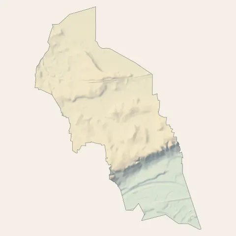 Miribel : relief