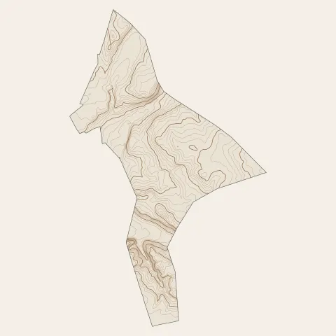 Misérieux : courbes de niveau