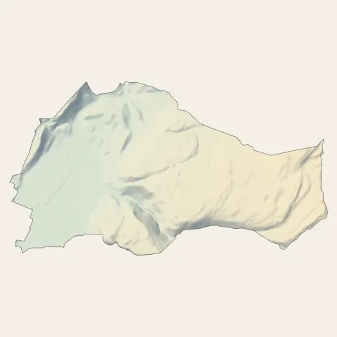 Montréal-la-Cluse : relief