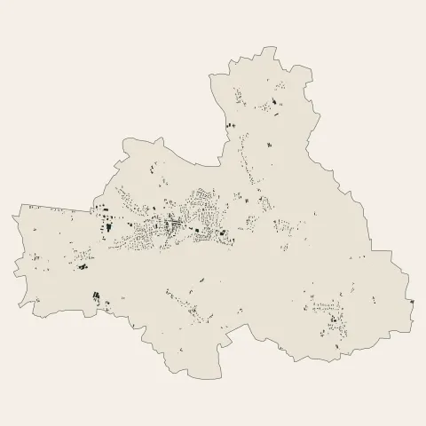 Polliat : bâti