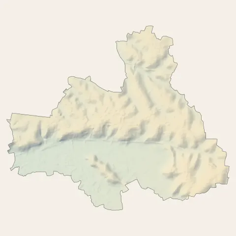 Polliat : relief