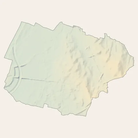 Replonges : relief