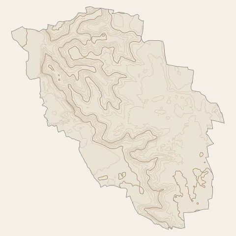 Saint-Denis-lès-Bourg : courbes de niveau