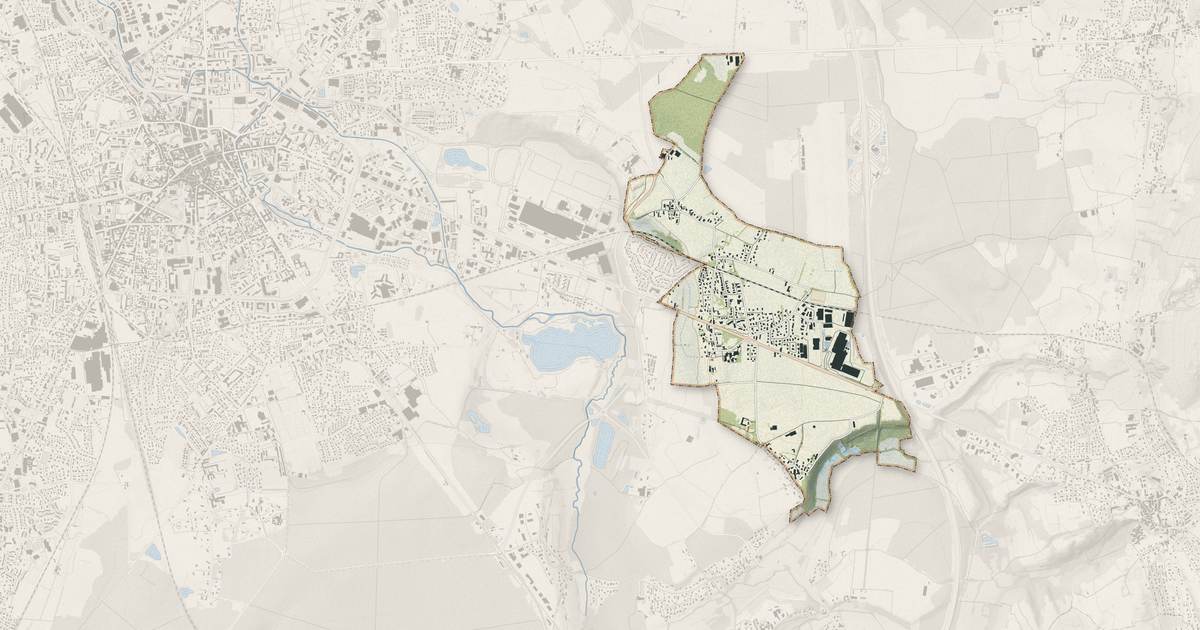 Portrait cartographique de Saint-Just : relief, eau, forêts, bâti et voies, calculés à partir des données de l'IGN
