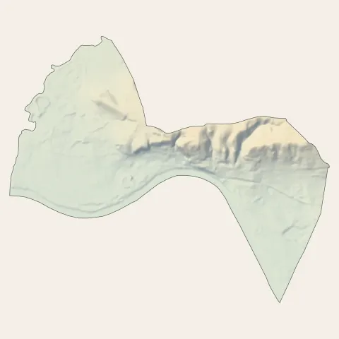 Trévoux : relief