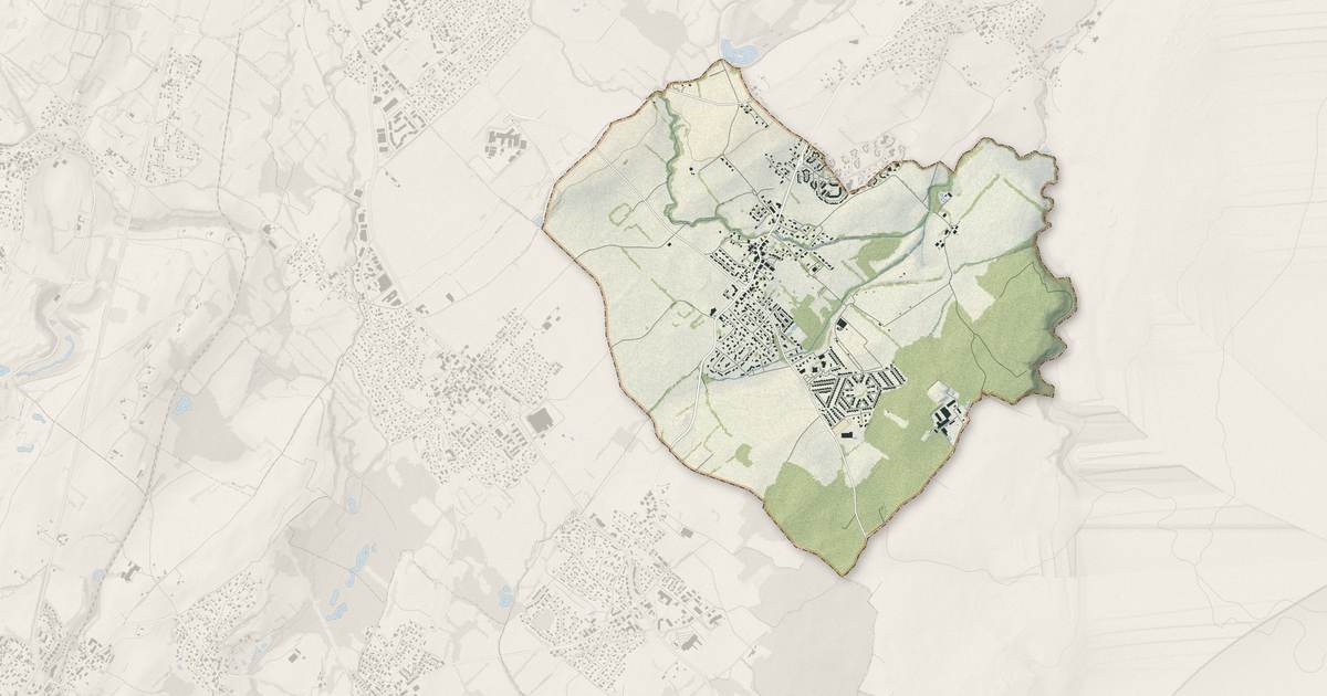 Portrait cartographique de Versonnex : relief, eau, forêts, bâti et voies, calculés à partir des données de l'IGN