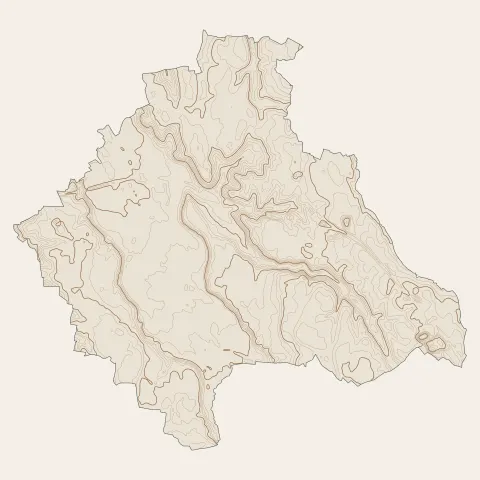 Viriat : courbes de niveau
