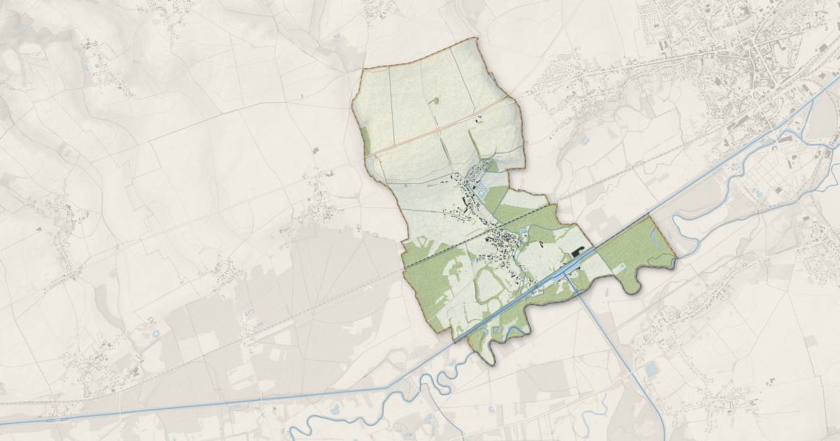 Portrait cartographique de Abbécourt : relief, eau, forêts, bâti et voies, calculés à partir des données de l'IGN