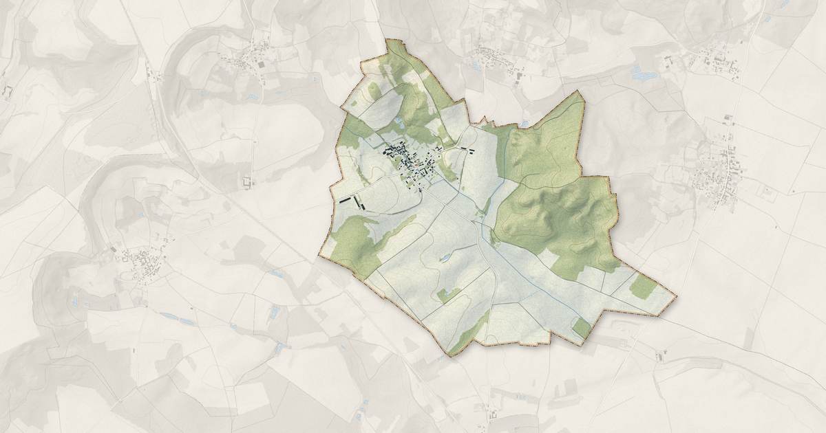 Portrait cartographique de Aizelles : relief, eau, forêts, bâti et voies, calculés à partir des données de l'IGN