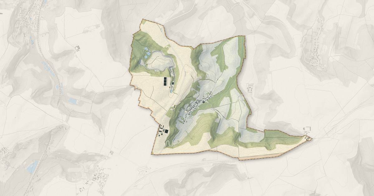 Portrait cartographique de Allemant : relief, eau, forêts, bâti et voies, calculés à partir des données de l'IGN