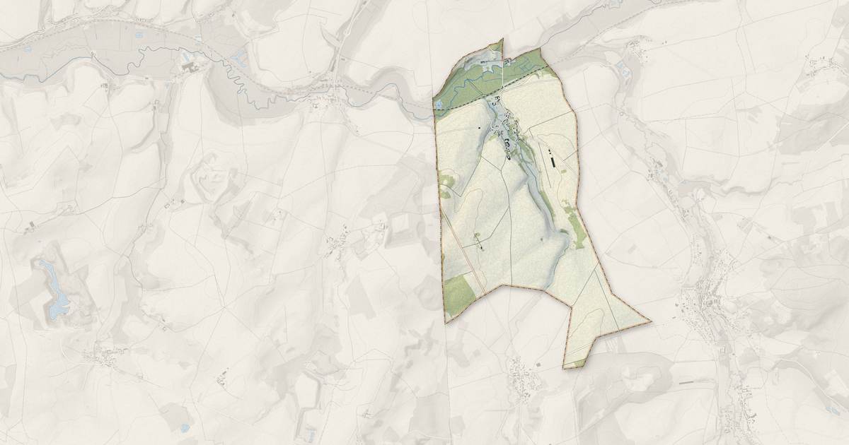 Portrait cartographique de Armentières-sur-Ourcq : relief, eau, forêts, bâti et voies, calculés à partir des données de l'IGN