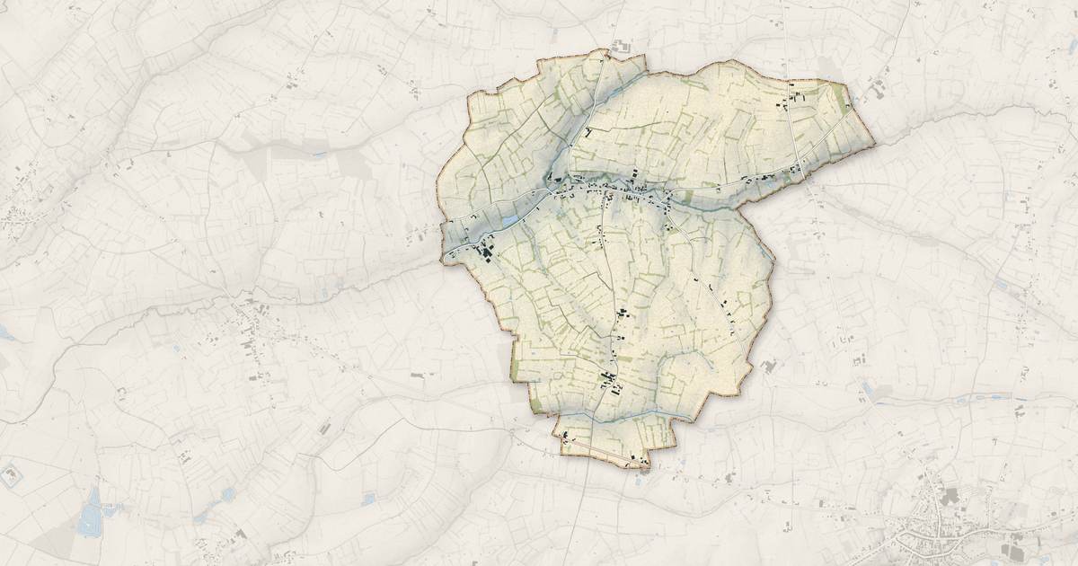 Portrait cartographique de Barzy-en-Thiérache : relief, eau, forêts, bâti et voies, calculés à partir des données de l'IGN