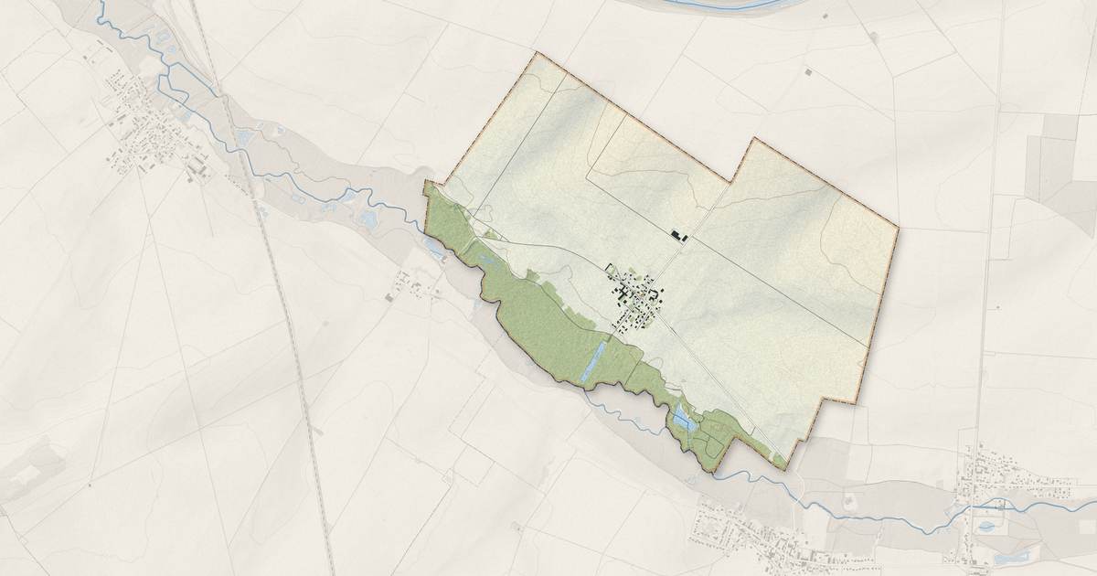 Portrait cartographique de Bertricourt : relief, eau, forêts, bâti et voies, calculés à partir des données de l'IGN