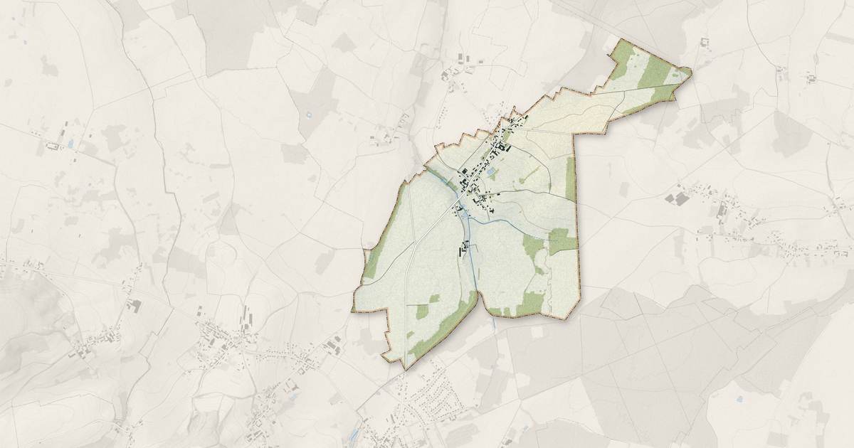 Portrait cartographique de Besmé : relief, eau, forêts, bâti et voies, calculés à partir des données de l'IGN