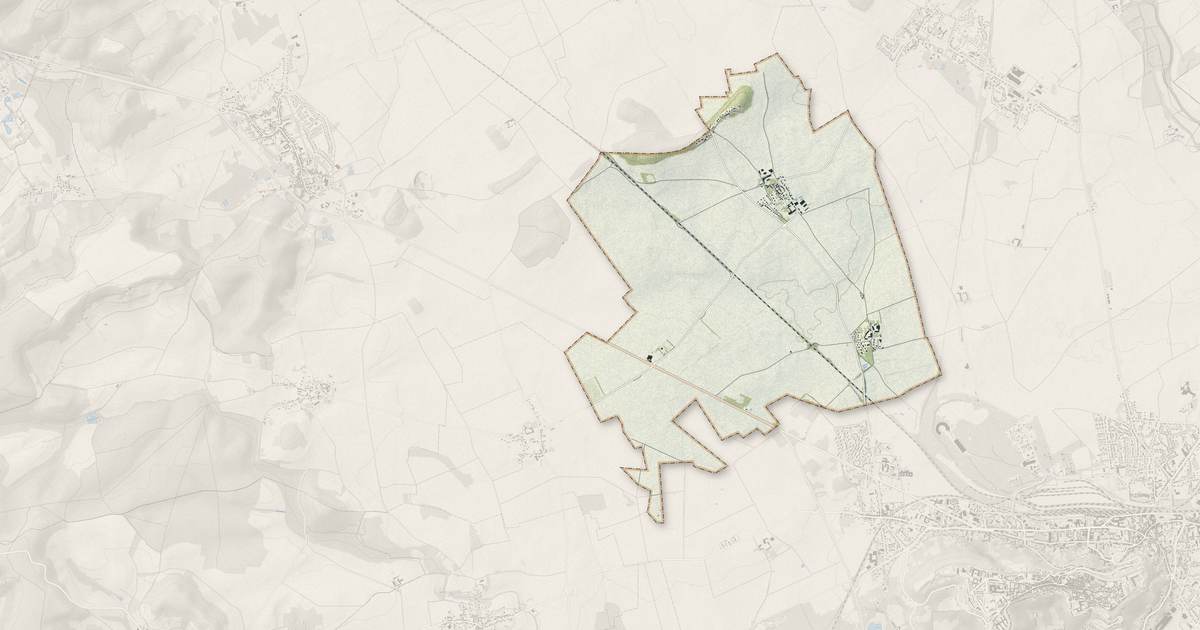 Portrait cartographique de Besny-et-Loizy : relief, eau, forêts, bâti et voies, calculés à partir des données de l'IGN