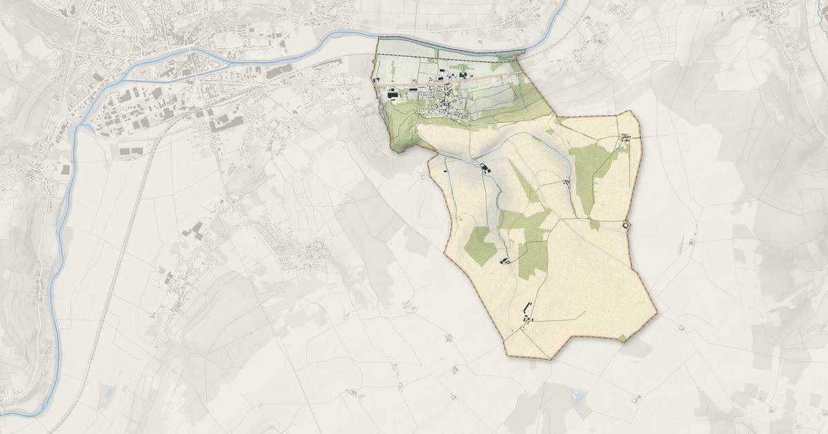 Portrait cartographique de Blesmes : relief, eau, forêts, bâti et voies, calculés à partir des données de l'IGN