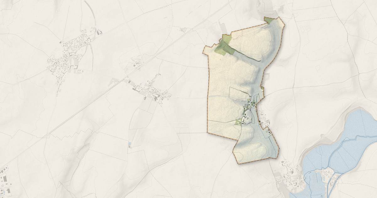 Portrait cartographique de Bray-Saint-Christophe : relief, eau, forêts, bâti et voies, calculés à partir des données de l'IGN