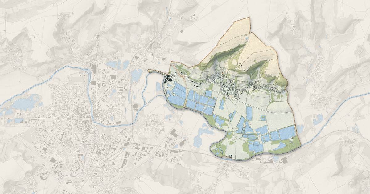 Portrait cartographique de Bucy-le-Long : relief, eau, forêts, bâti et voies, calculés à partir des données de l'IGN