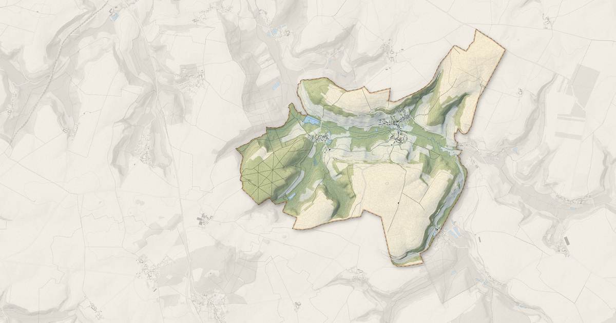 Portrait cartographique de Chacrise : relief, eau, forêts, bâti et voies, calculés à partir des données de l'IGN