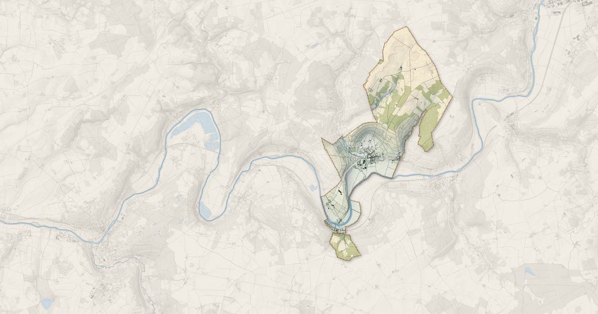 Portrait cartographique de Charly-sur-Marne : relief, eau, forêts, bâti et voies, calculés à partir des données de l'IGN