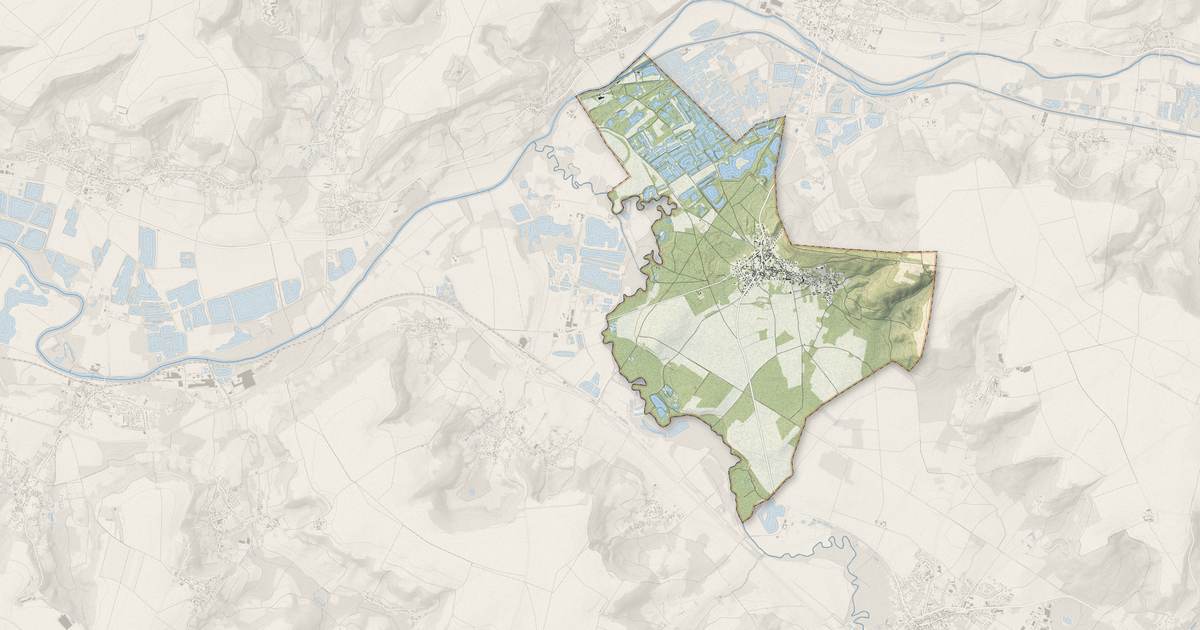 Portrait cartographique de Chassemy : relief, eau, forêts, bâti et voies, calculés à partir des données de l'IGN