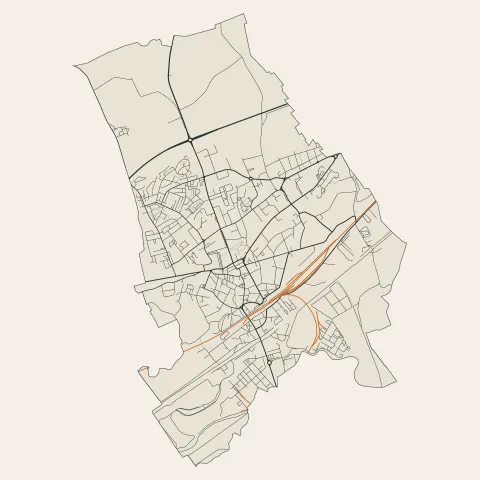 Chauny : voies