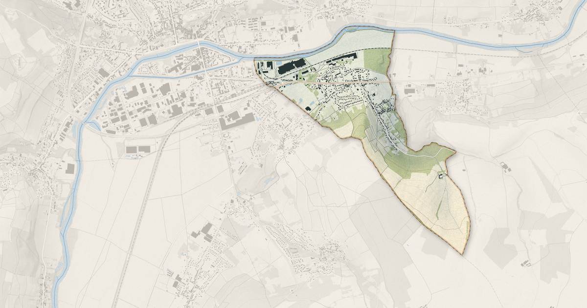 Portrait cartographique de Chierry : relief, eau, forêts, bâti et voies, calculés à partir des données de l'IGN