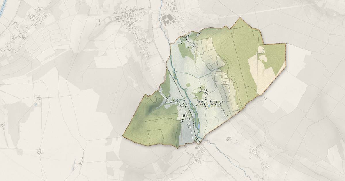 Portrait cartographique de Connigis : relief, eau, forêts, bâti et voies, calculés à partir des données de l'IGN
