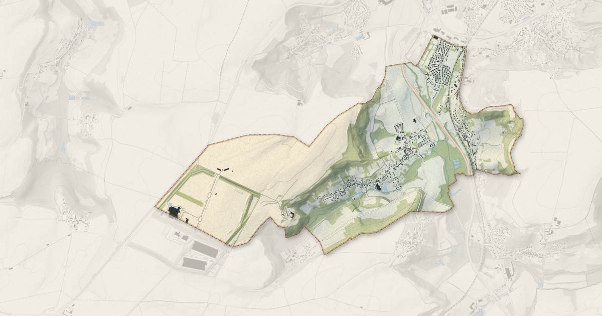 Portrait cartographique de Courmelles : relief, eau, forêts, bâti et voies, calculés à partir des données de l'IGN