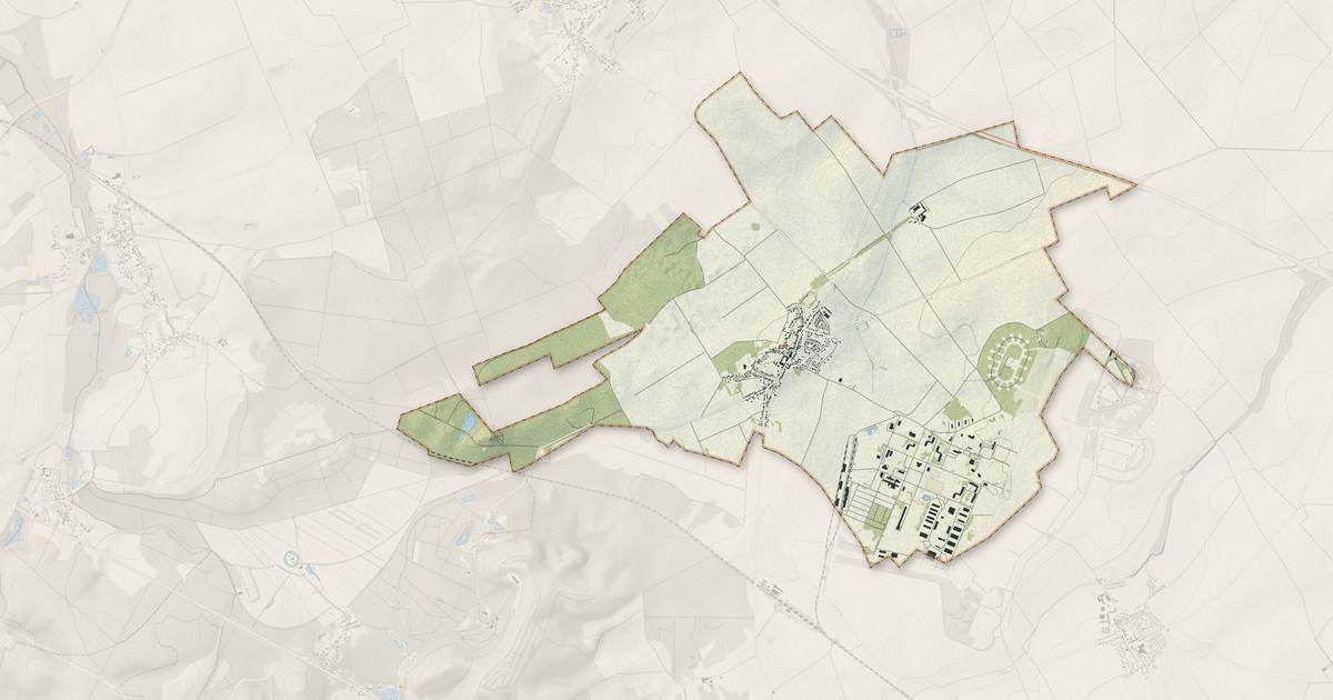 Portrait cartographique de Couvron-et-Aumencourt : relief, eau, forêts, bâti et voies, calculés à partir des données de l'IGN