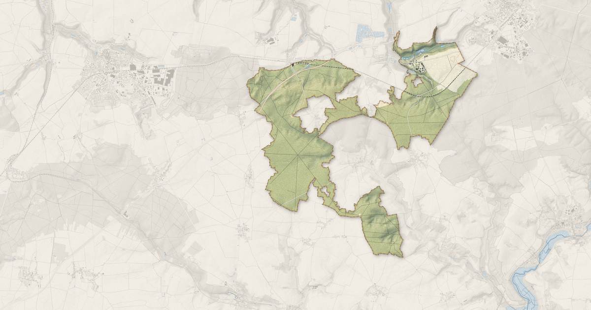 Portrait cartographique de Coyolles : relief, eau, forêts, bâti et voies, calculés à partir des données de l'IGN